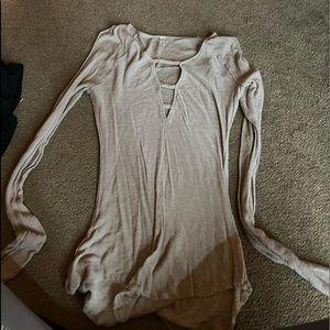 Free people mesh long sleeve
